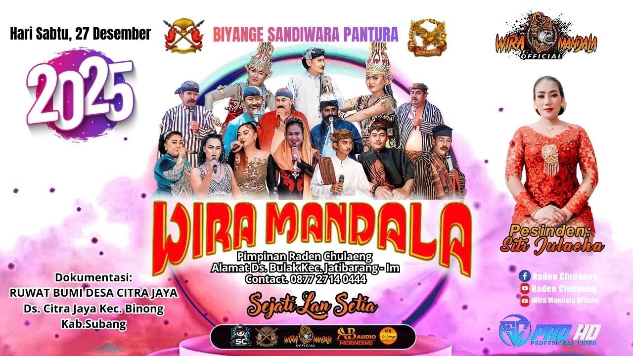 LIVE SANDIWARA WIRA MANDALA | RUWAT BUMI DESA CITRA JAYA | 27 DESEMBER 2025#MALAM