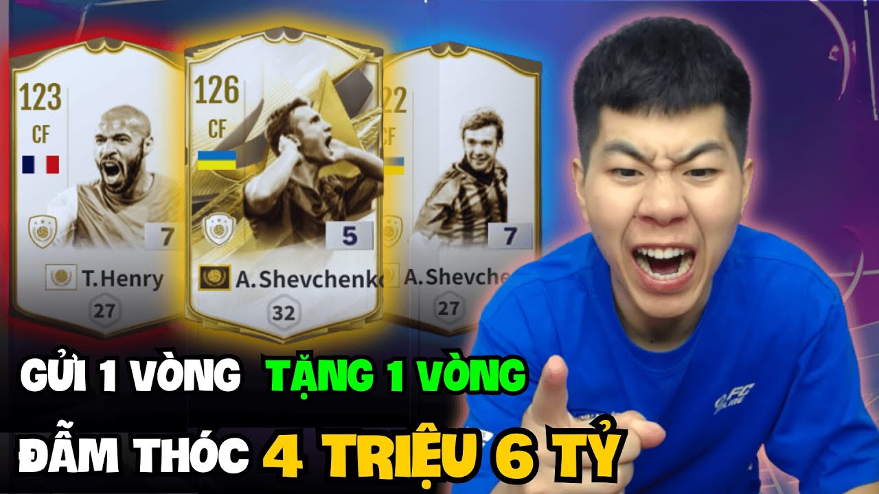 GỬI 1 VÒNG ÍT QUÁ EM PHÚC TẶNG THÊM 1 VÒNG CÙNG SIÊU KÈO SHEVCHENKO ITM+5, HENRY, SHEVA ICON +7