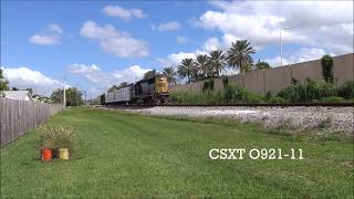[HD] Csx O921-11 With a GP60 Long Hood Foward Southbound
