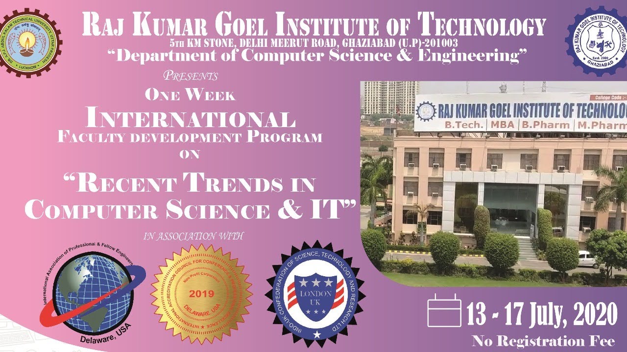 One Week International FDP on