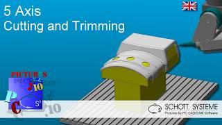 5 Axis Simultaneous Contouring / Trimming of Formed Work Pieces (e.g. thermoforming moulds)