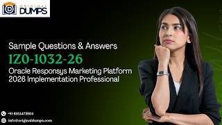 1Z0-1033-24 Oracle CPQ 2024 Implementation Professional | Sample Questions & Answers
