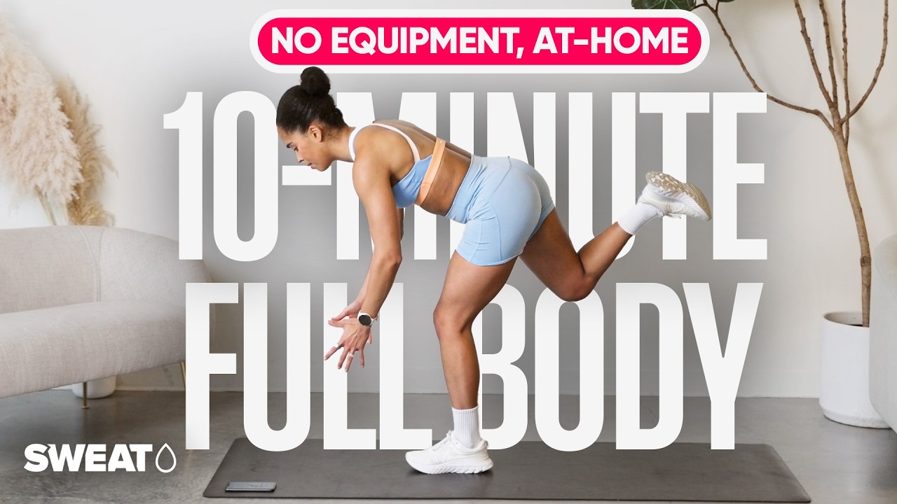 10-Minute Glutes And Core! 🍑 | At-Home, No Equipment, Full-Body Workout With Britany Williams!