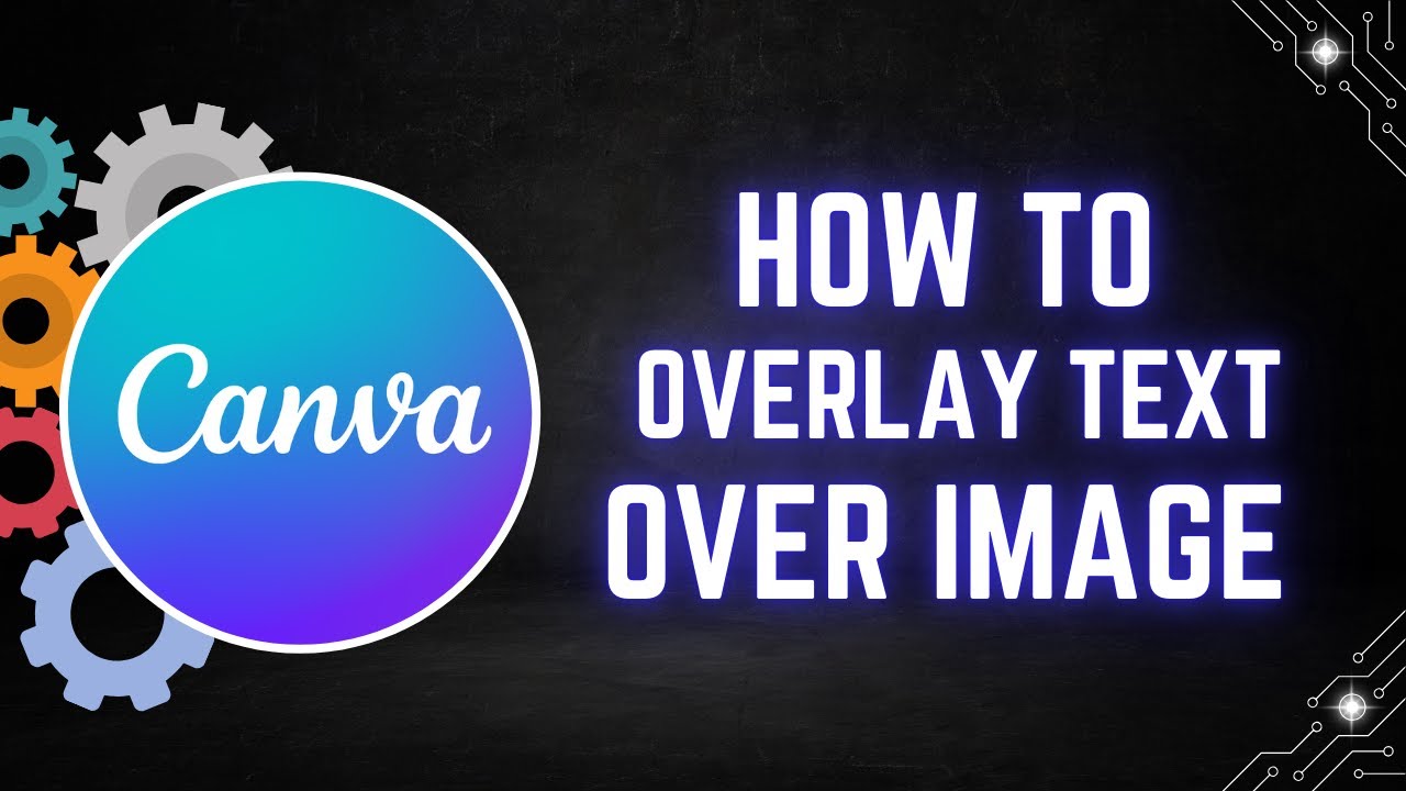 How to Overlay Text Over a Image in Canva 2026 - YouTube