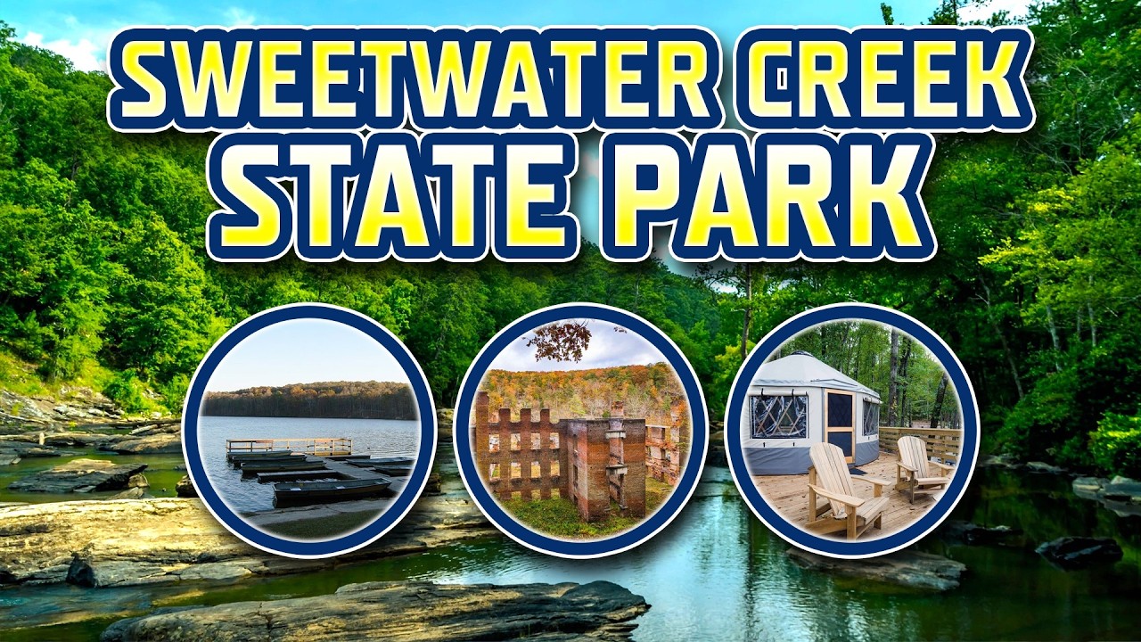 Explore Sweetwater Creek State Park near Atlanta | Hiking Rapids and Historic Ruins