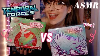 ASMR ☄ Pokemon Card Battle with YOU!~ Whispered Temporal Forces Elite Trainer Box & Pack Opening!