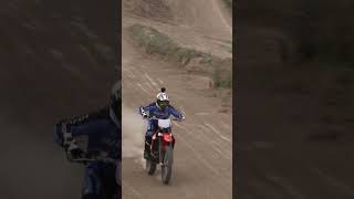 FULL SEND on  Aprilia MXV450 Twin Cylinder Dirt Bike! #shorts #dirtbike