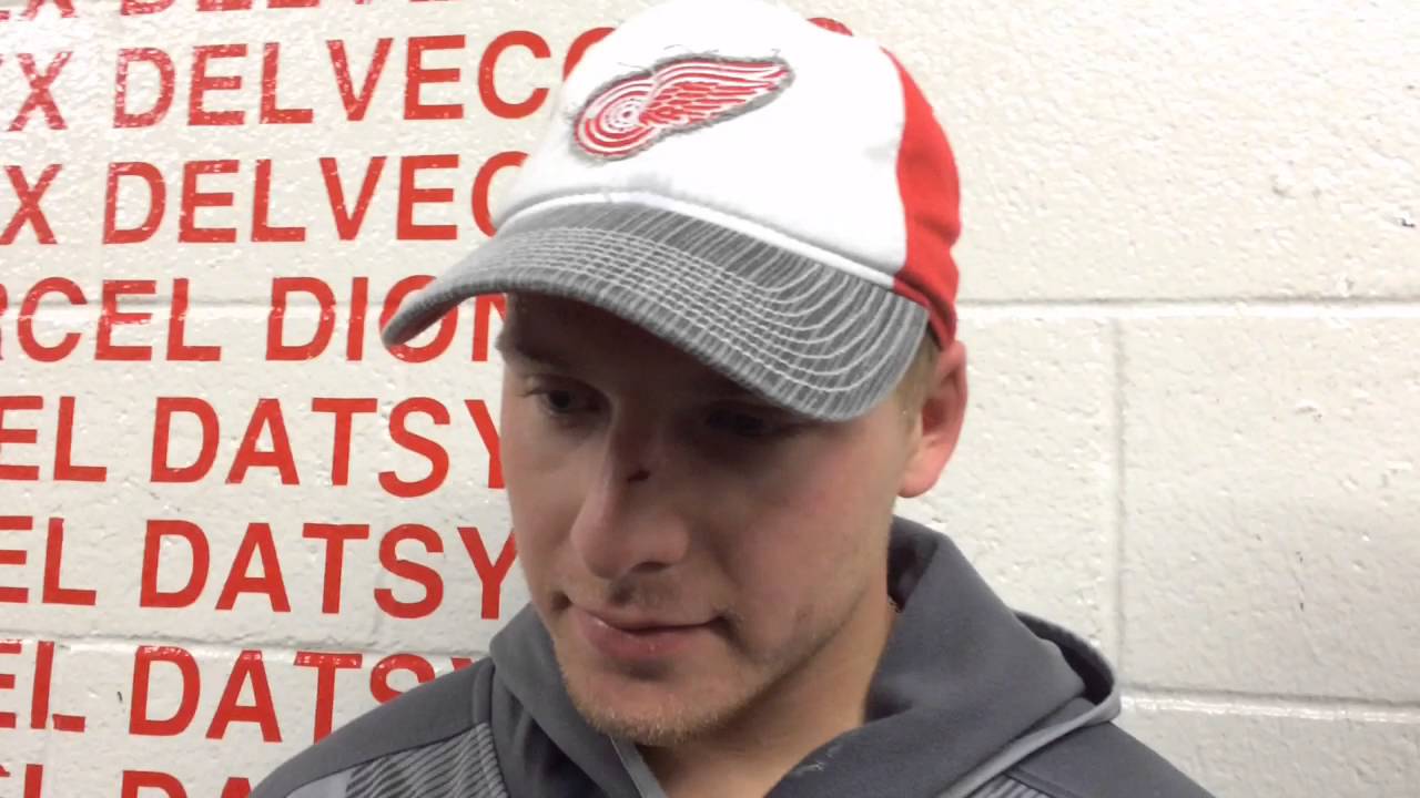 Red Wings call up prospect Joe Hicketts: 'Little small, but plays tall