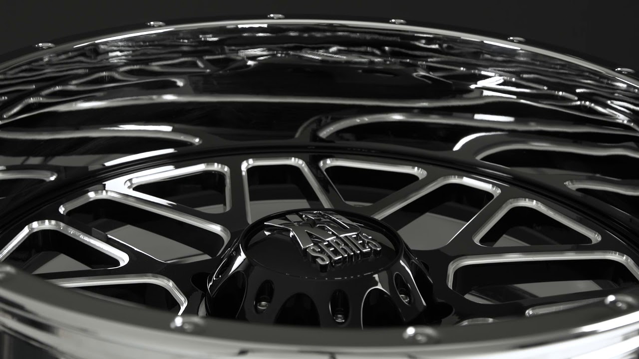 XD201 Chrome with Gloss Black Milled Face