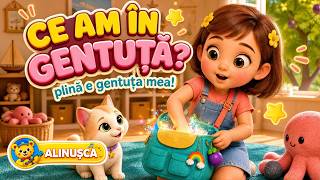 Ce am în gentuță? 🎒 | Cântec animat pentru copii | Alinușca
