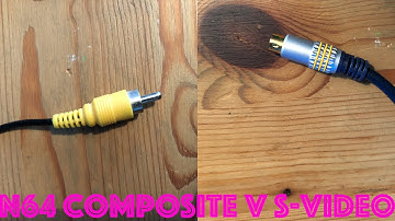 [GAMING] N64 Composite V S-Video
