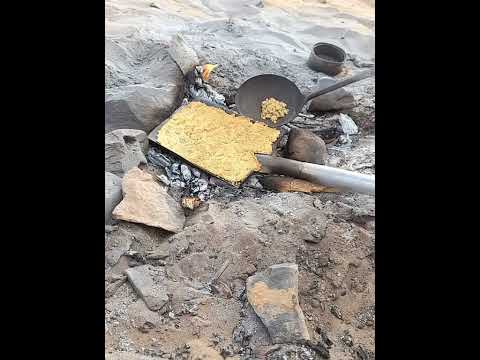 شاهد كمية ذهب كبيرة جد ا في تشاد
