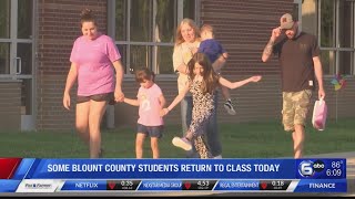 Blount County students return to class