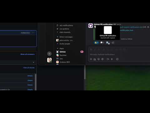 Slack notification for GitHub Pull Requests with status updates - YouTube