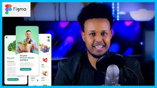 Grocery Mobile App UI Design - Figma Somali Tutorial screenshot 4
