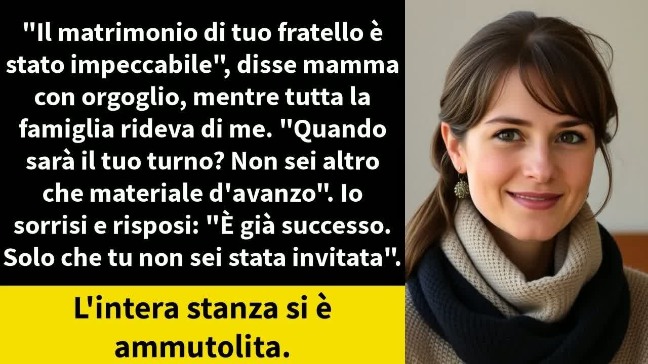 Mia madre ha scelto il ricevimento di mio fratello per umiliarmi davanti a venti invitati. «Quando sarà il tuo turno, Autumn? Non vorrai mica fare la figura della ritardataria, vero?» ha detto,...