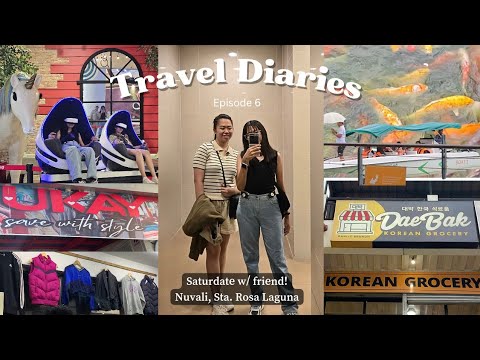 mini vlog ⛵ nuvali trip w friend (boat ride, fish feeding, vr) + thrift shopping + korean grocery