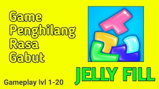 Jelly Fill Game penghilang rasa gabut, Gameplay 1-20 screenshot 2