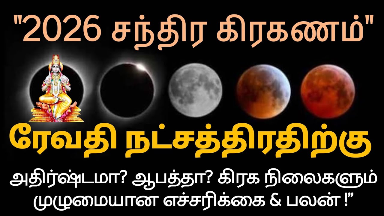 ரேவதி நட்சத்திரம் சந்திர கிரகணத்தால் பாதிப்பு உண்டா..? | மீனம் ராசி | pieces | astrology 