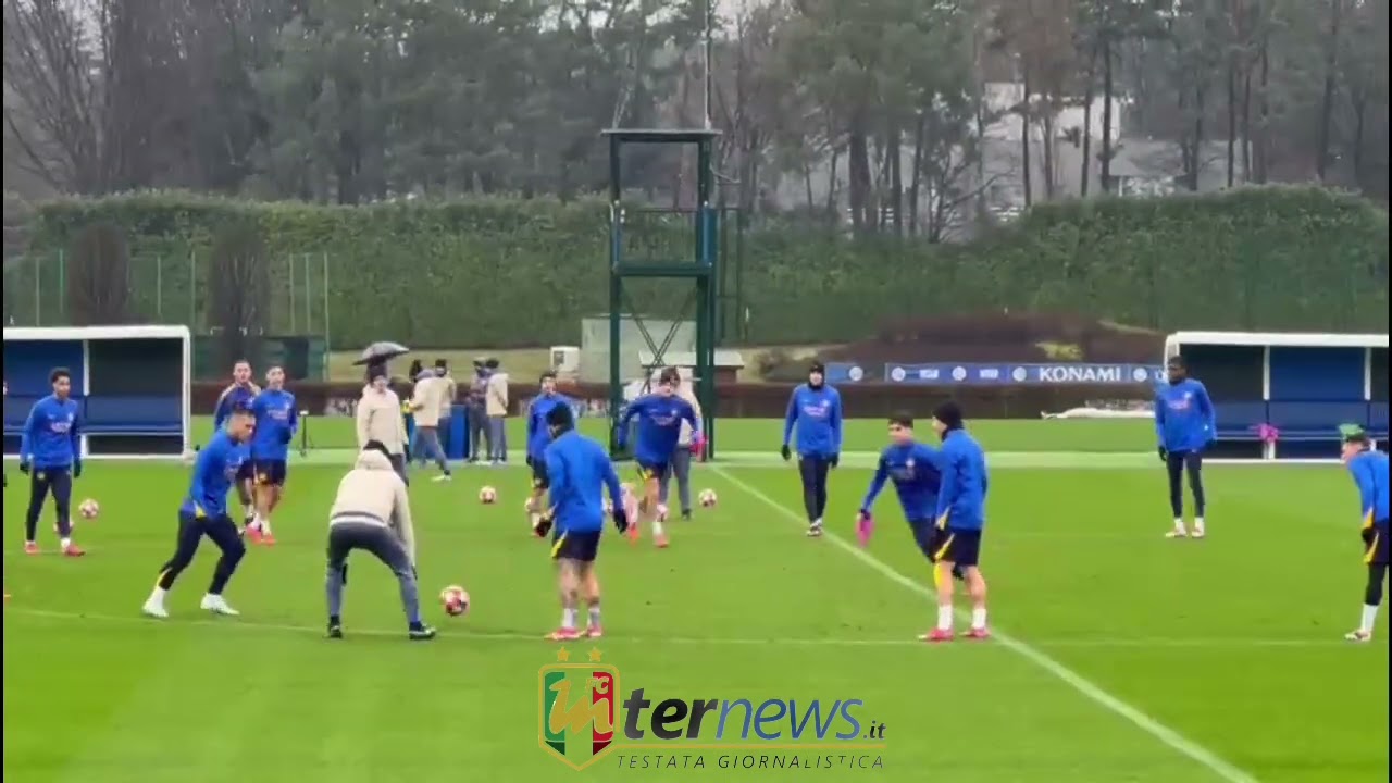 La vigilia di Inter-Monaco, l'allenamento dei nerazzurri ad Appiano: Taremi out ma domani ci sarà
