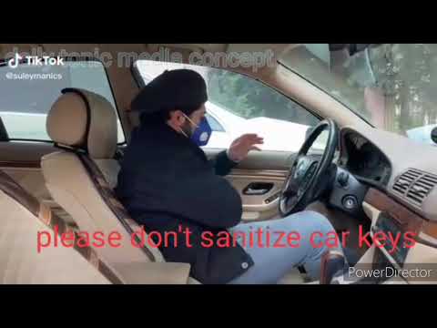 Please don't sanitize car keys 😲😲😲😲😲