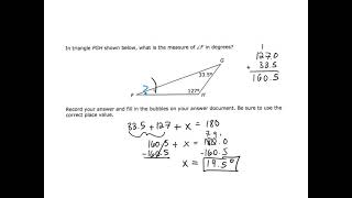 Triangle sum theorem
