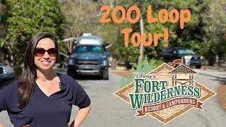 Disney’s Fort Wilderness | Touring The Best Loops During the Holidays! | 100 and 200 Loops by Exactly Erica 756 views 4 months ago 6 minutes, 2 seconds