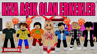 AYNI KIZA AŞIK OLAN ERKEKLER😍ROBLOX BROOKHAVEN RP #roblox #brookhaven #rp