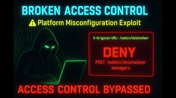Broken Access Control | Platform Misconfiguration Exploit (X-Original-URL Bypass )