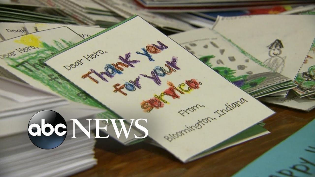 Woman collects 160,000 holiday cards to send to troops