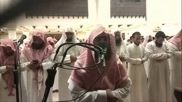 ليلة مؤثرة جدا تألق فيها الشيخ محمد اللحيدان بأداءه الباكي  لسورة الاسراء كاملة 1439