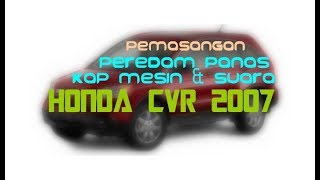 Peredam Panas Dan Suara Kap Mesin Honda CRV Gen3 tahun 2007-2012 Hitam
