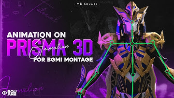 How to make 3d BGMI montage on android || Prisma 3d character importing and 3D animation tutorial