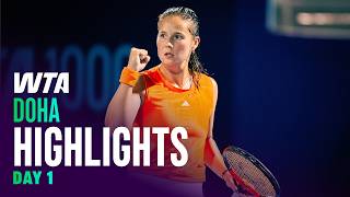 Day 1 in Doha featuring Kasatkina, Mboko, Parks and more | WTA Match Highlights
