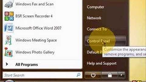 How to Change your Mouse on Windows Vista