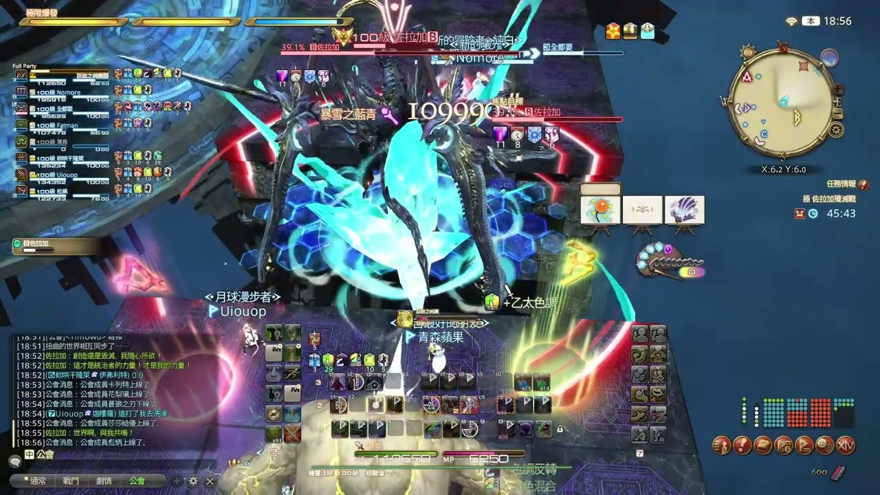 【FF14】極佐拉加殲滅戰 繪靈法師視角(D3)