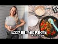 WHAT I EAT IN A DAY TO LOSE WEIGHT (staying healthy during isolation)