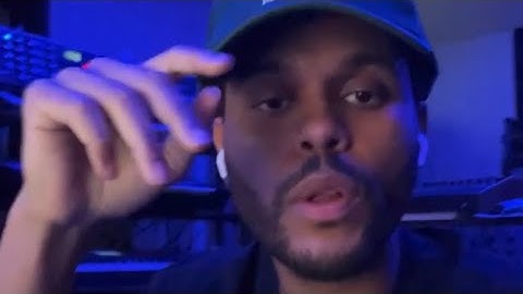 The Weeknd Instagram Live 04/10/2023
