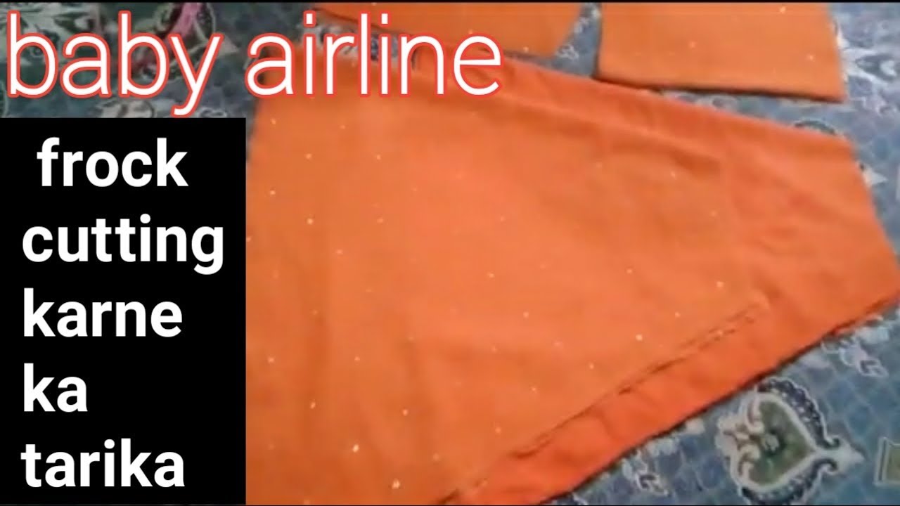 Airline frock cutting simple and easy way  Airline frock cutting simple  and easy way Friends Today we learn to airline frock cutting in Hindi  and Urdu In this video you will