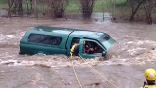 Man Safe Following Swift Water Rescue