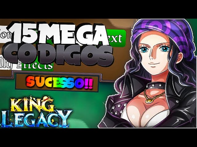 SAIU 15 MEGA CÓDIGOS *FUNCIONANDO* NO KING LEGACY