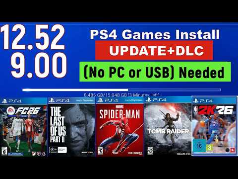 How To Download/Install - PS4 PKG Games Direct on PS4 (No PC or USB)