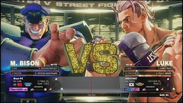 SFV Champion Edition 🔥 Meat-PC (M. BISON) Vs INSUTANT (LUKE) 🔥 Online Match
