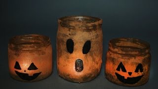 How Easy To Make Halloween Candles
