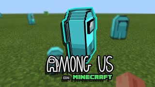 I Added Among Us Character in MINECRAFT!!! (MCPE ADDON) | 1.16+ screenshot 1