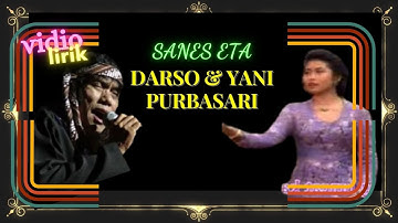 Darso    Tembang lawas     Sanes  Eta   ( Vidio Lirik )