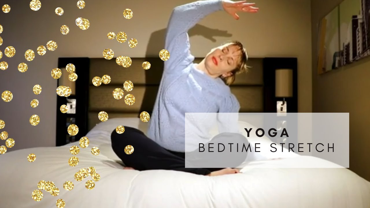 Quick bedtime yoga stretch | A wind down from your day - YouTube