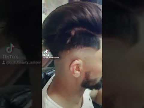 New Hair style with White Color