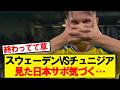 スウェーデンVSチュニジア見た日本サポ気づく…