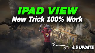 4.5 UPDATE! How to Free Unlock iPad view in All 2026 Mobile Work🔥|PUBG/BGMI😍how to get iPad view